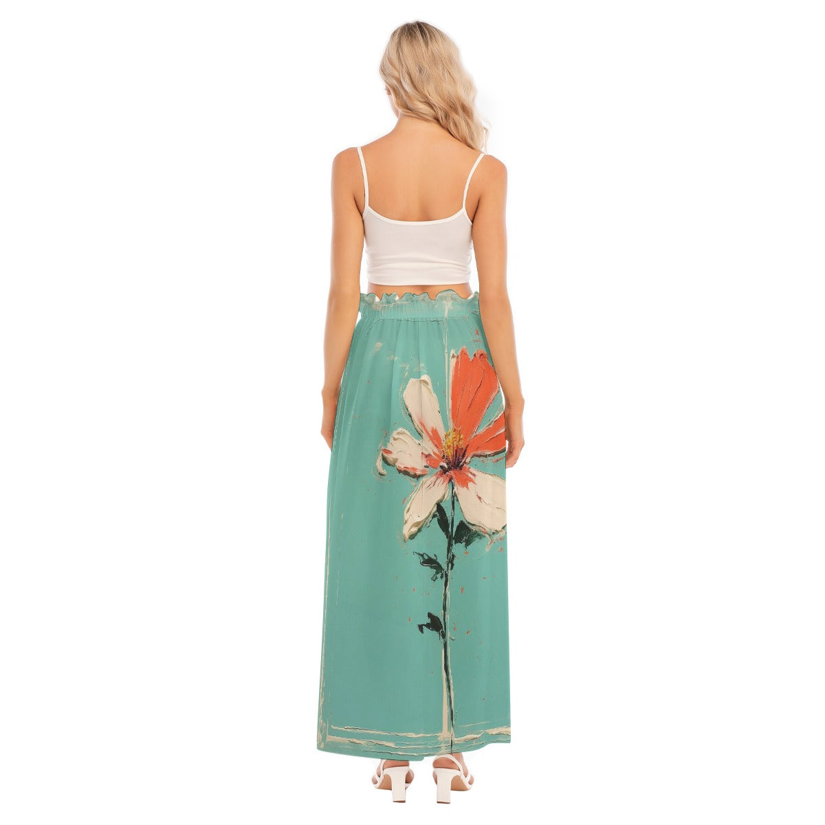 All-Over Print Women's Side Split Skirt