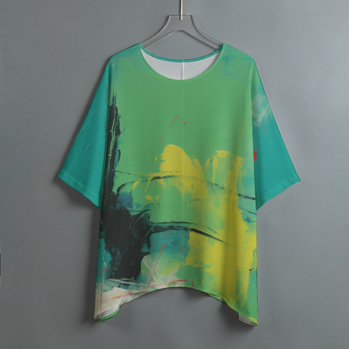 All-Over Print Women's Bat Sleeve Shirt