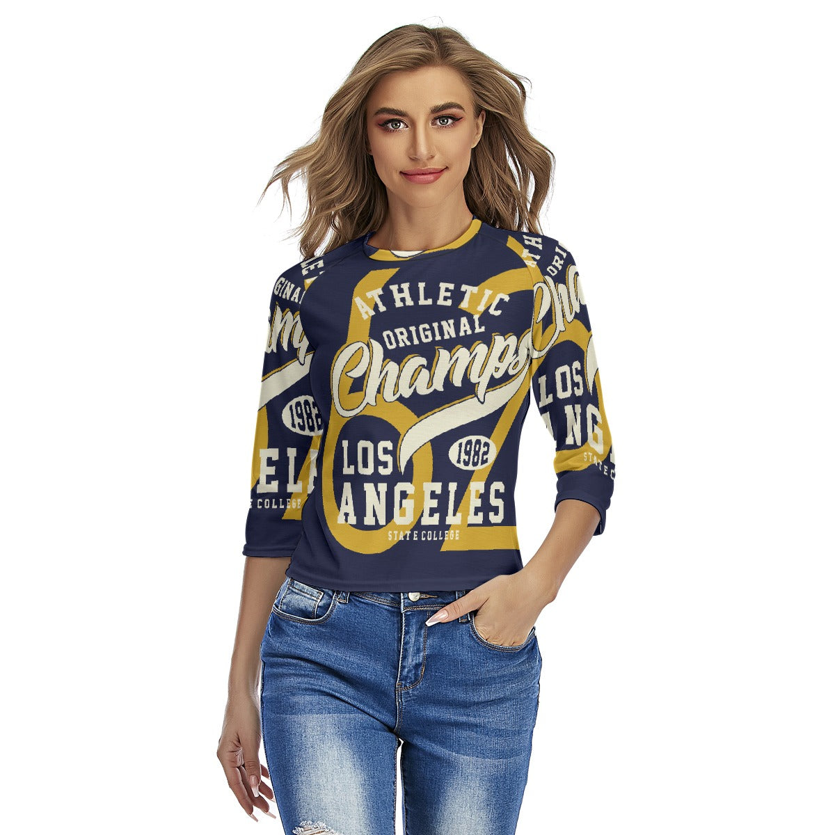 All-Over Print Women's Raglan Sleeves T-shirts