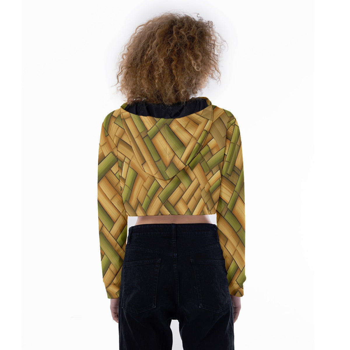 All-Over Print Women's Crop Top Hoodie