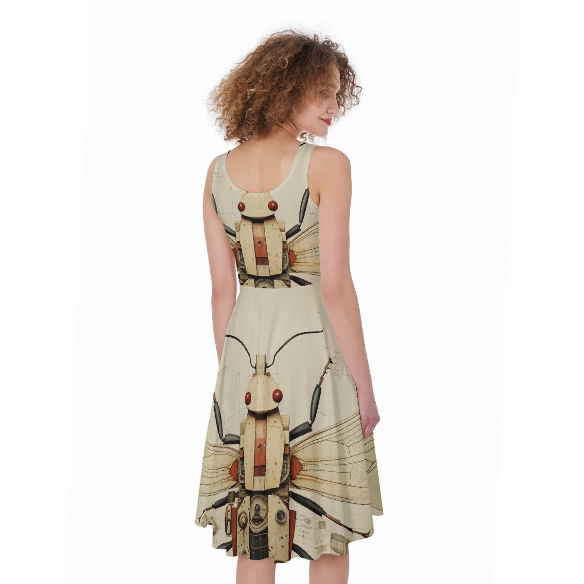 All-Over Print Women's Sleeveless Dress