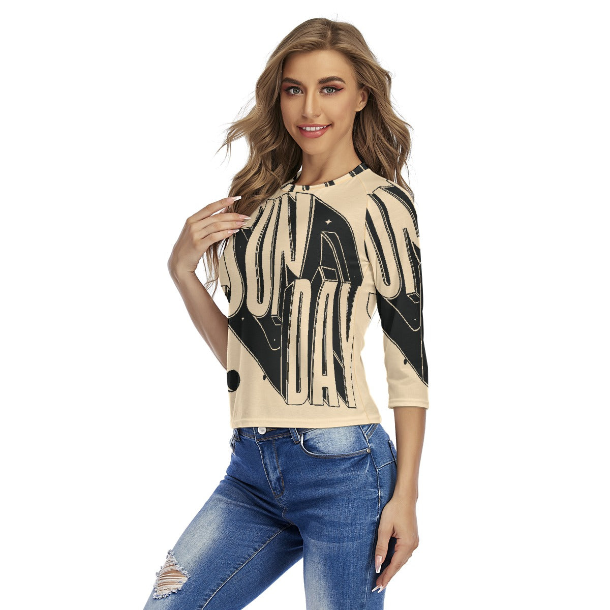 All-Over Print Women's Raglan Sleeves T-shirts