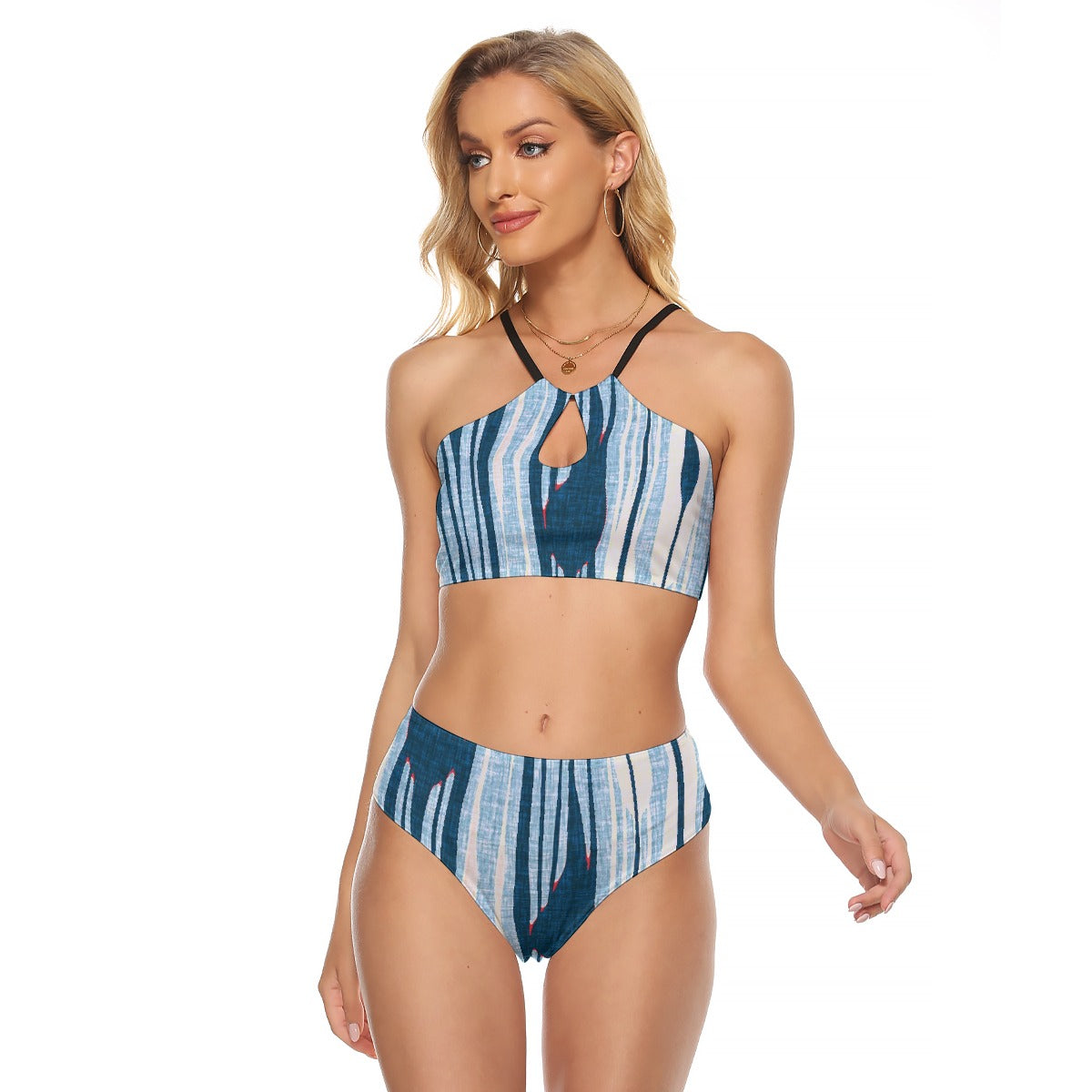 All-Over Print Women's Cami Keyhole One-piece Swimsuit