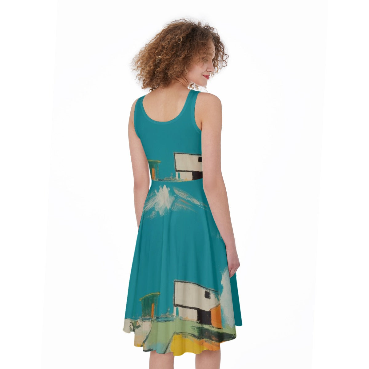 All-Over Print Women's Sleeveless Dress