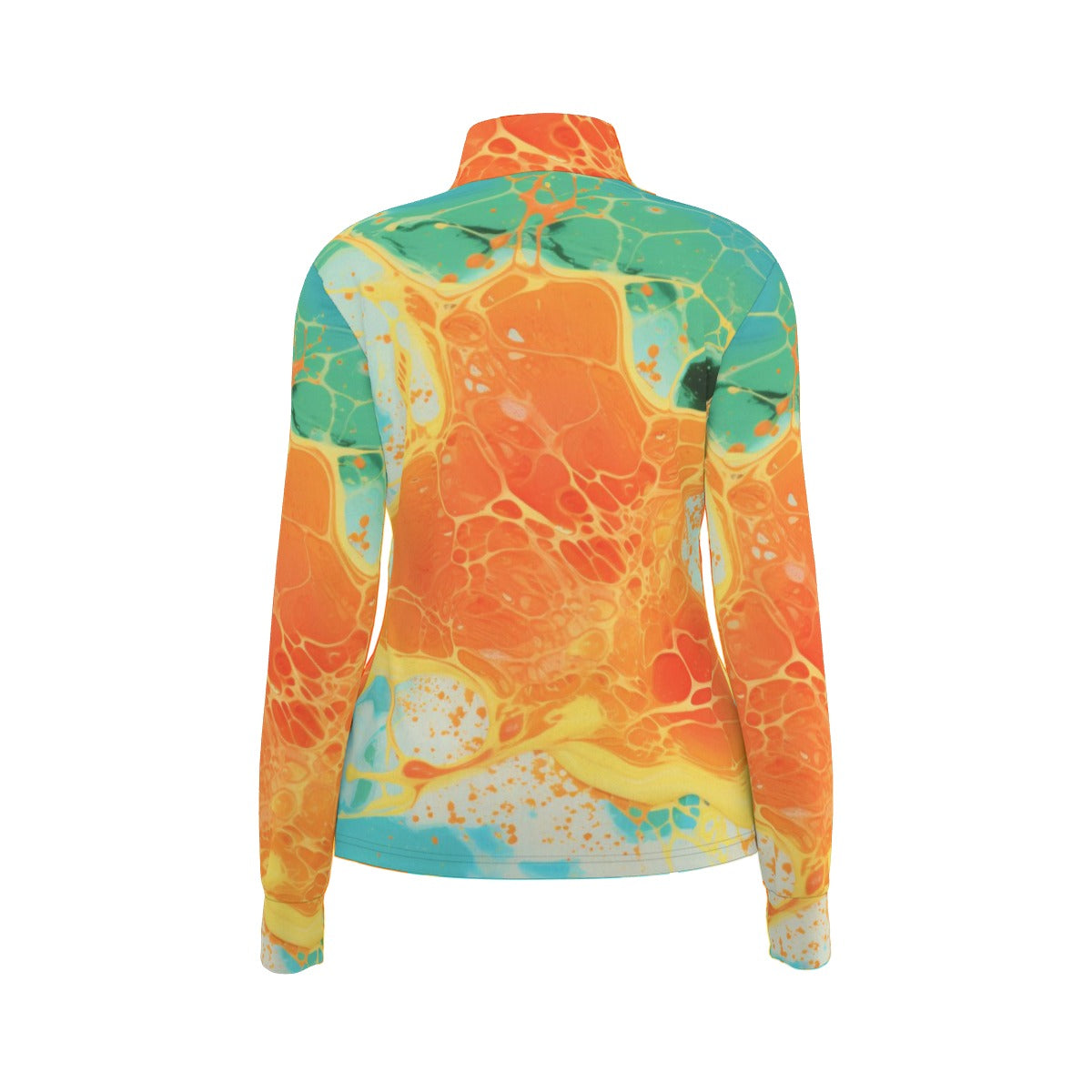 All-Over Print Women's Long Sleeve Thumbhole Jacket