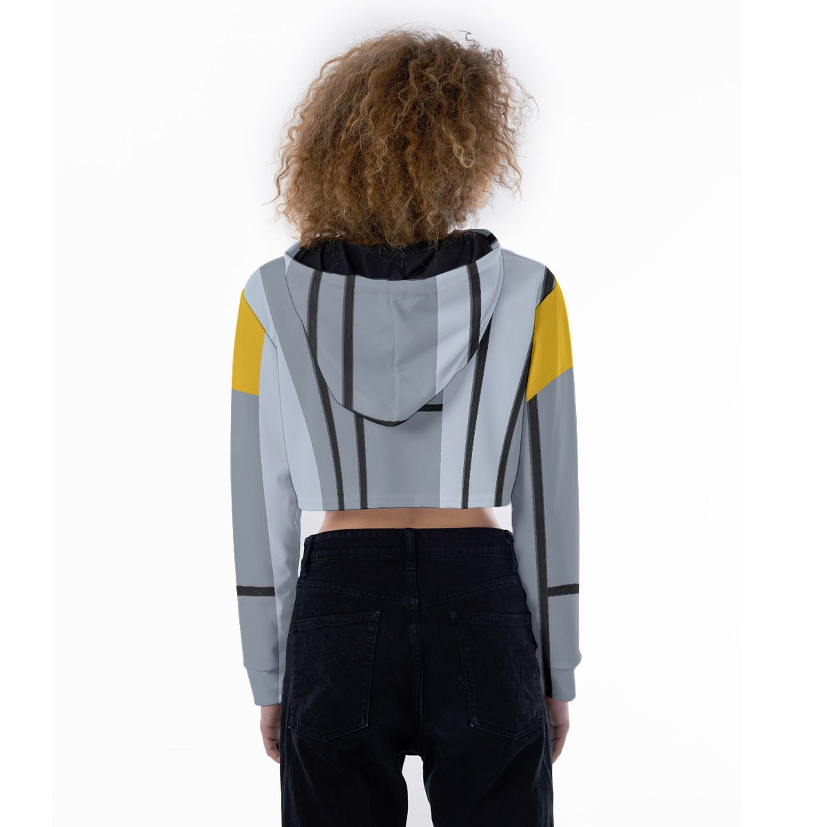 All-Over Print Women's Crop Top Hoodie
