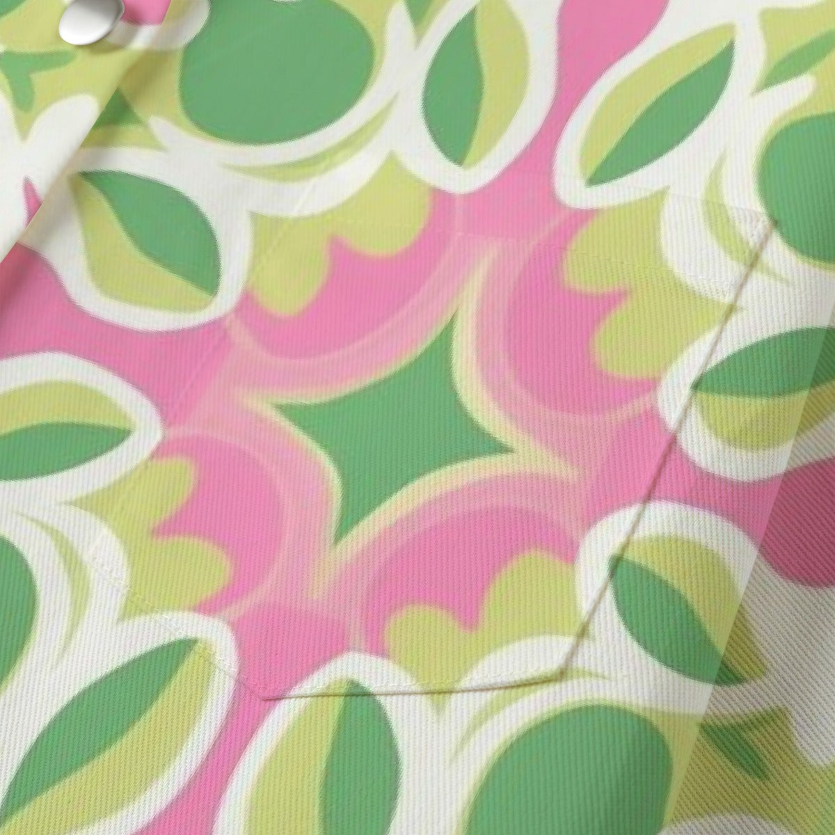 All-Over Print Women's Cropped Jacket | 245GSM Cotton
