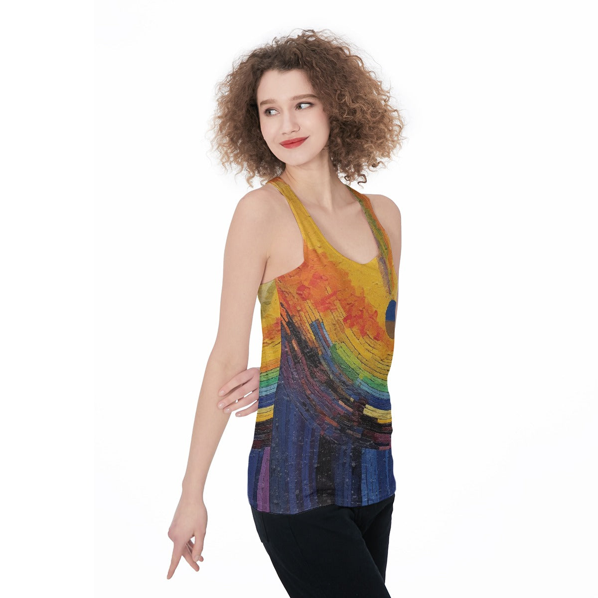All-Over Print Women's Racerback Tank Top