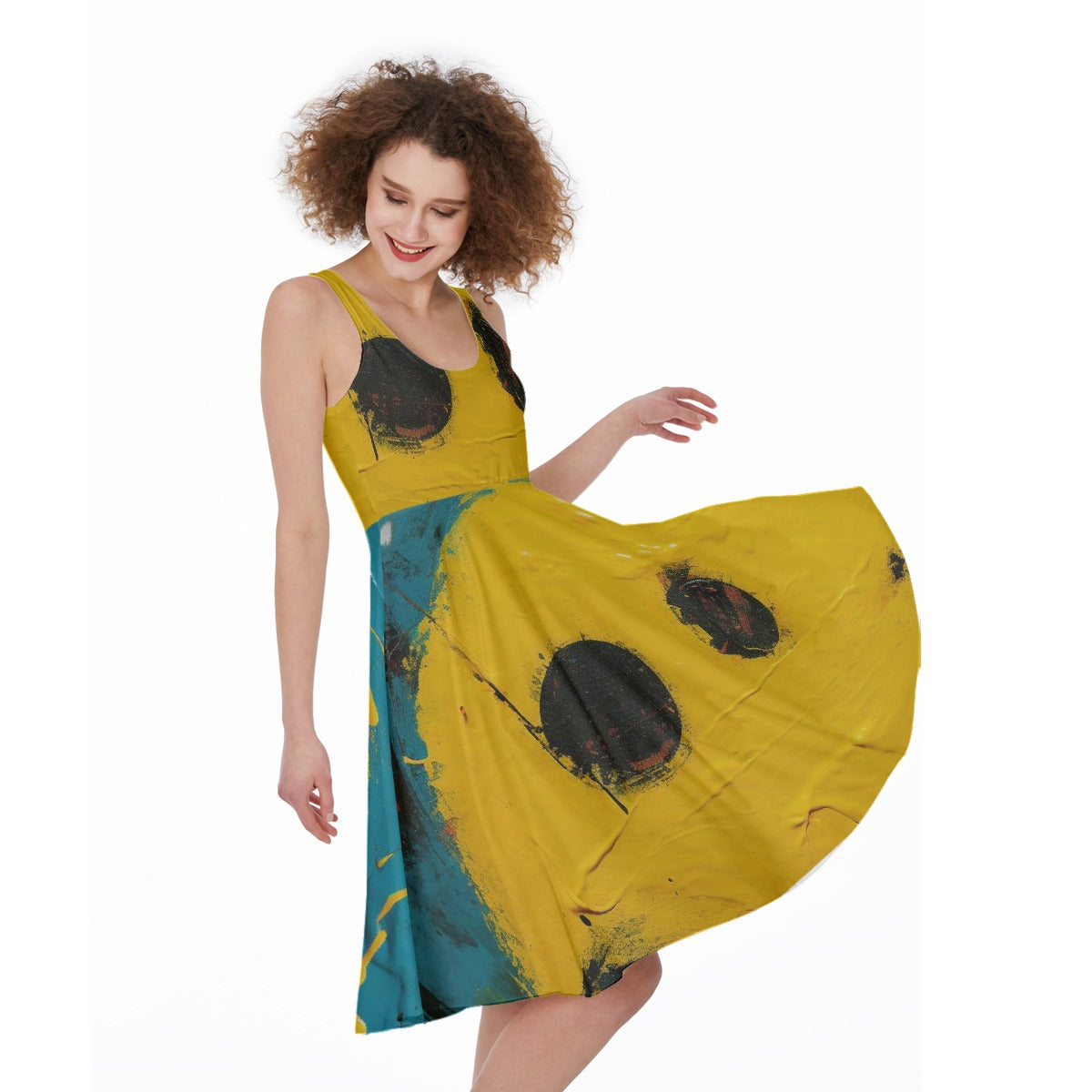 All-Over Print Women's Sleeveless Dress