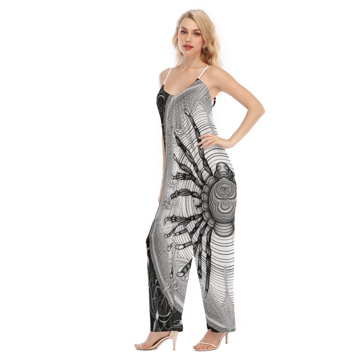 All-Over Print Women's Loose Cami Jumpsuit