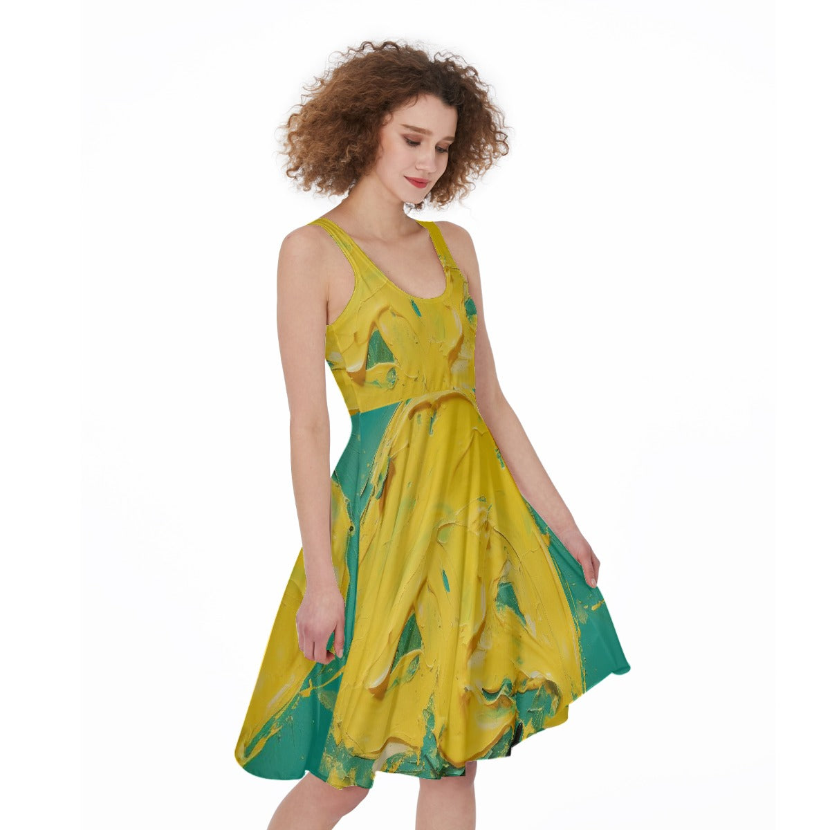 All-Over Print Women's Sleeveless Dress