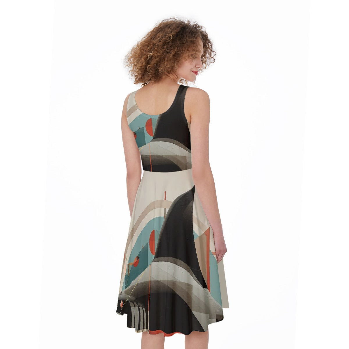 All-Over Print Women's Sleeveless Dress