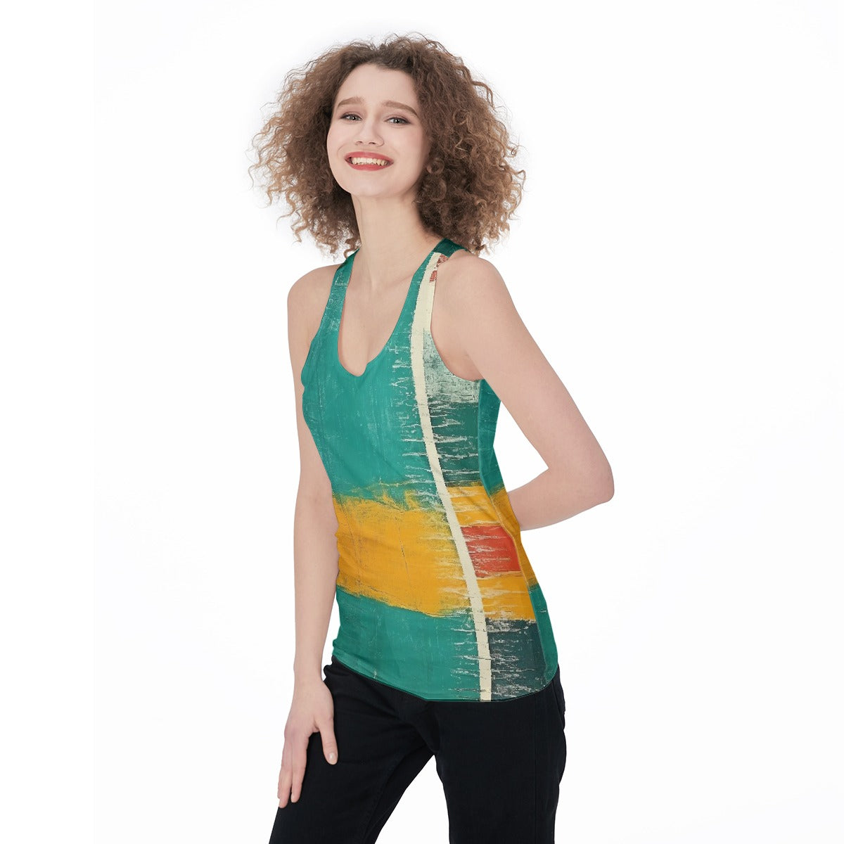 All-Over Print Women's Racerback Tank Top