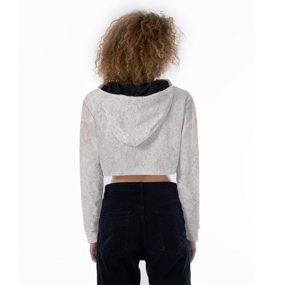 All-Over Print Women's Crop Top Hoodie