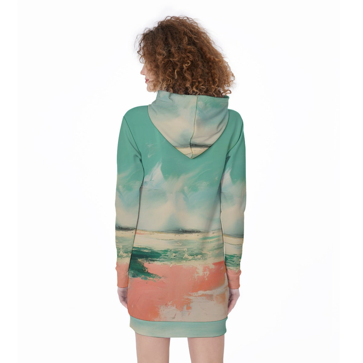 All-Over Print Women's Long Hoodie