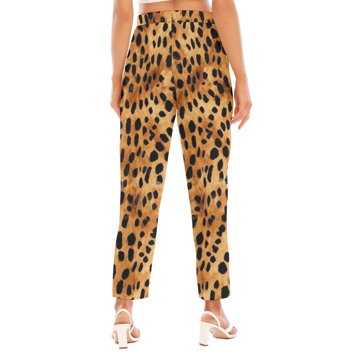 All-Over Print Women's Loose Straight-leg Pants