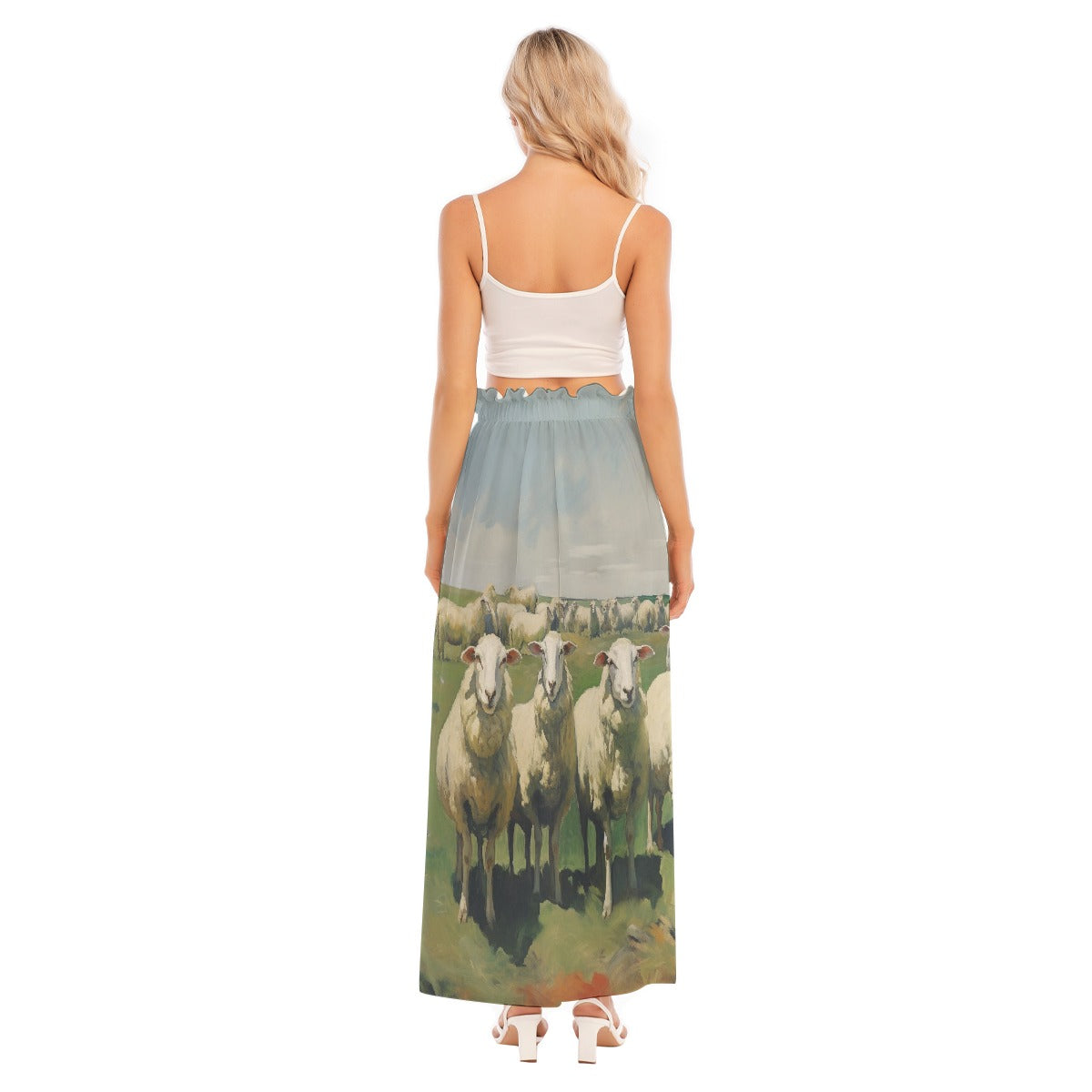 All-Over Print Women's Side Split Skirt