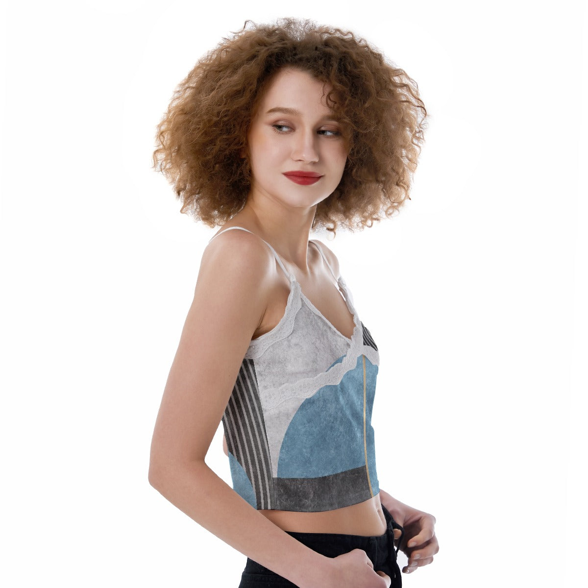 All-Over Print Women's Lace Camisole