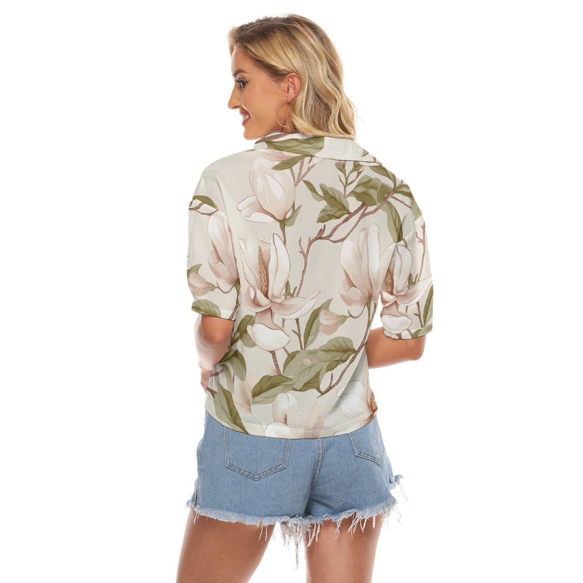 All-Over Print Women's V-neck Shirts