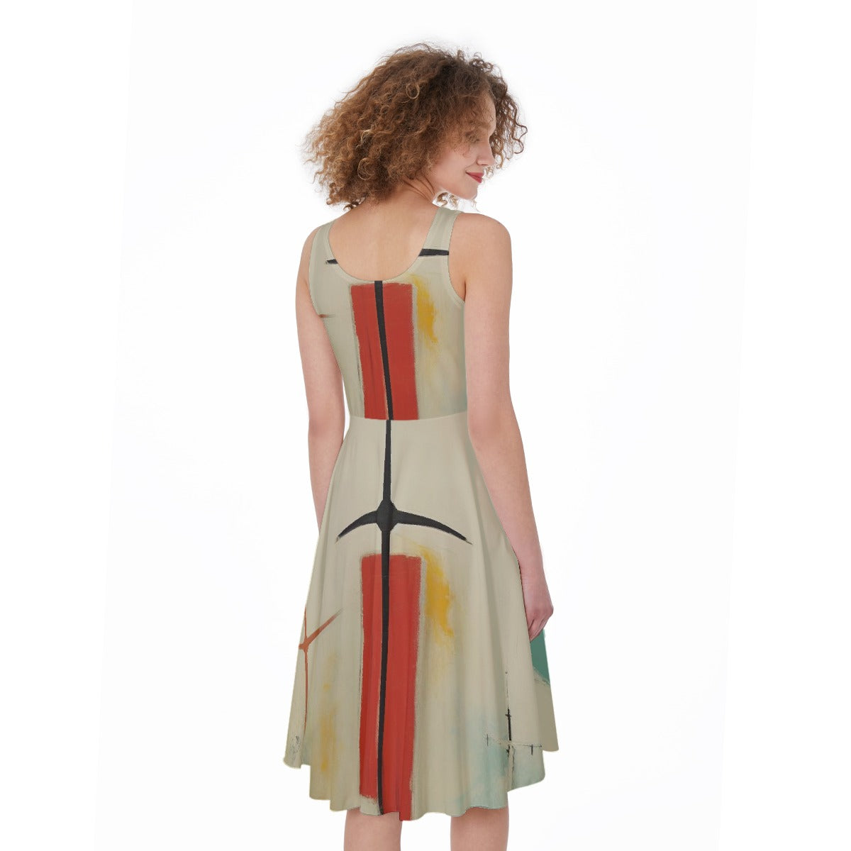 All-Over Print Women's Sleeveless Dress