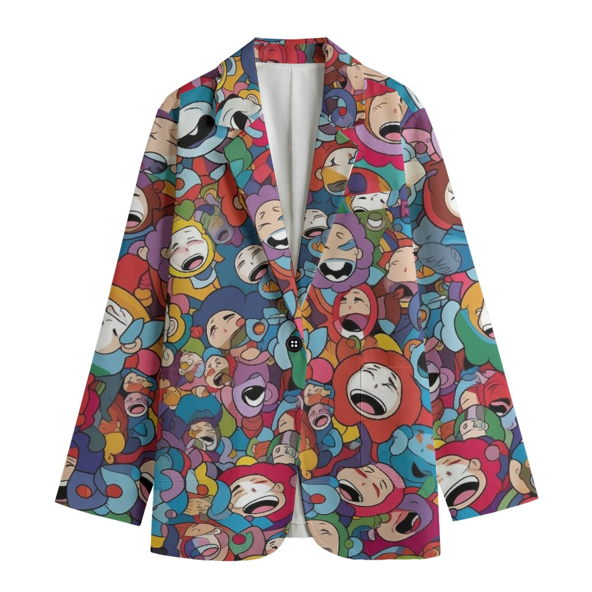 All-Over Print Women's Leisure Blazer