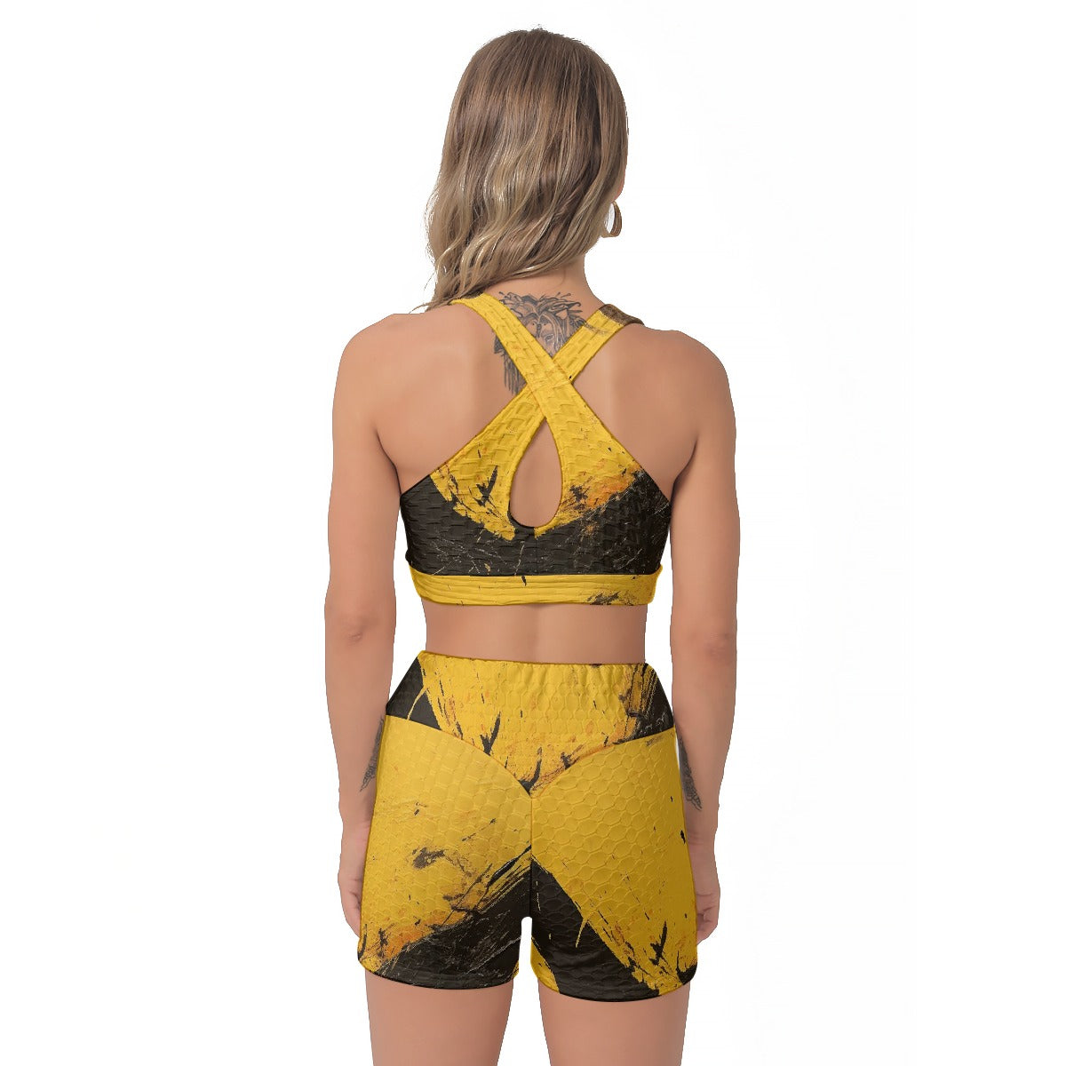 All-Over Print Women's Sports Bra Suit