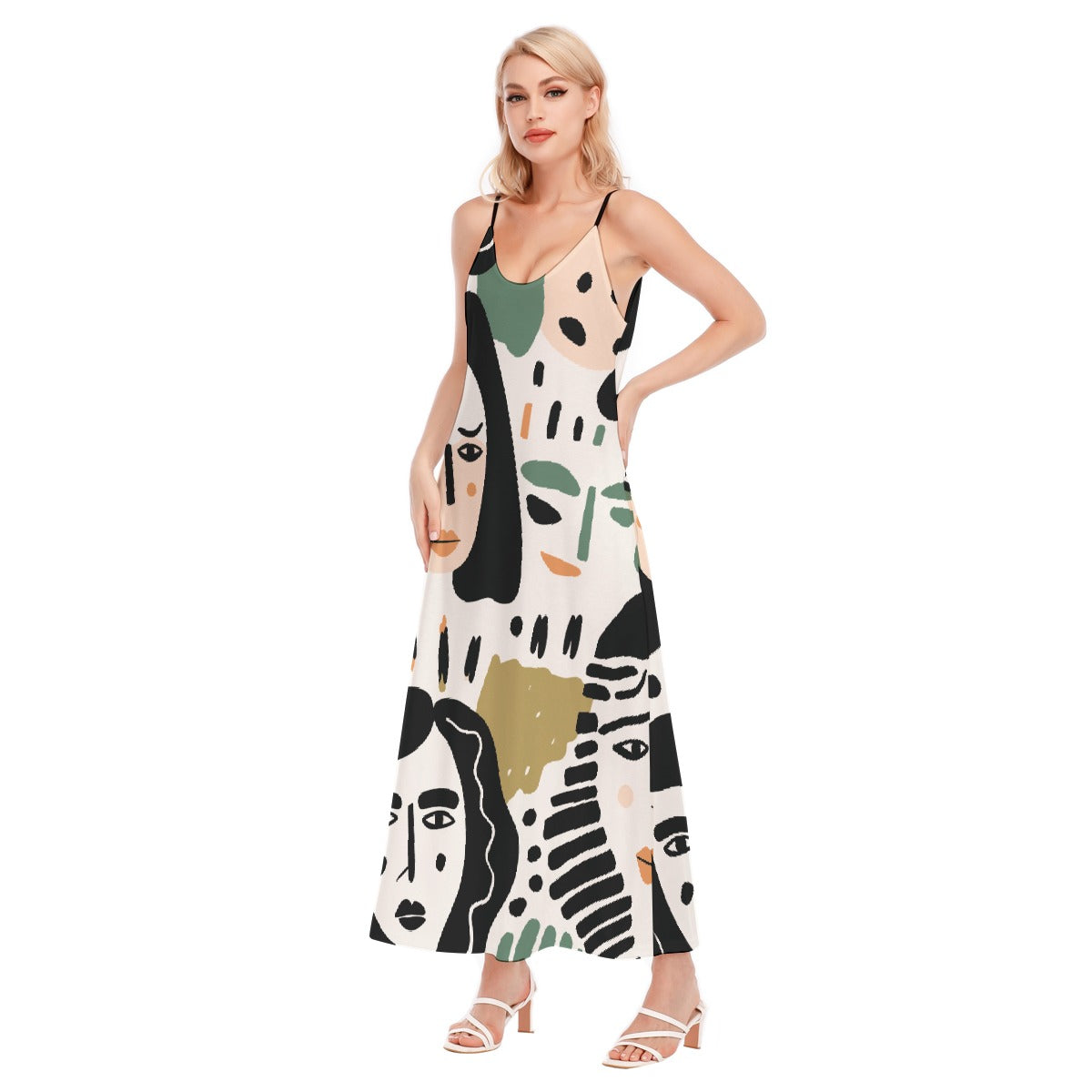 All-Over Print Women's Sling Dress