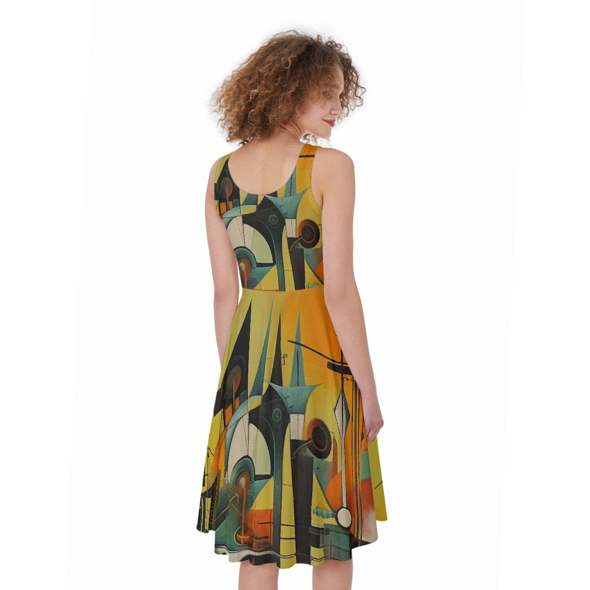 All-Over Print Women's Sleeveless Dress