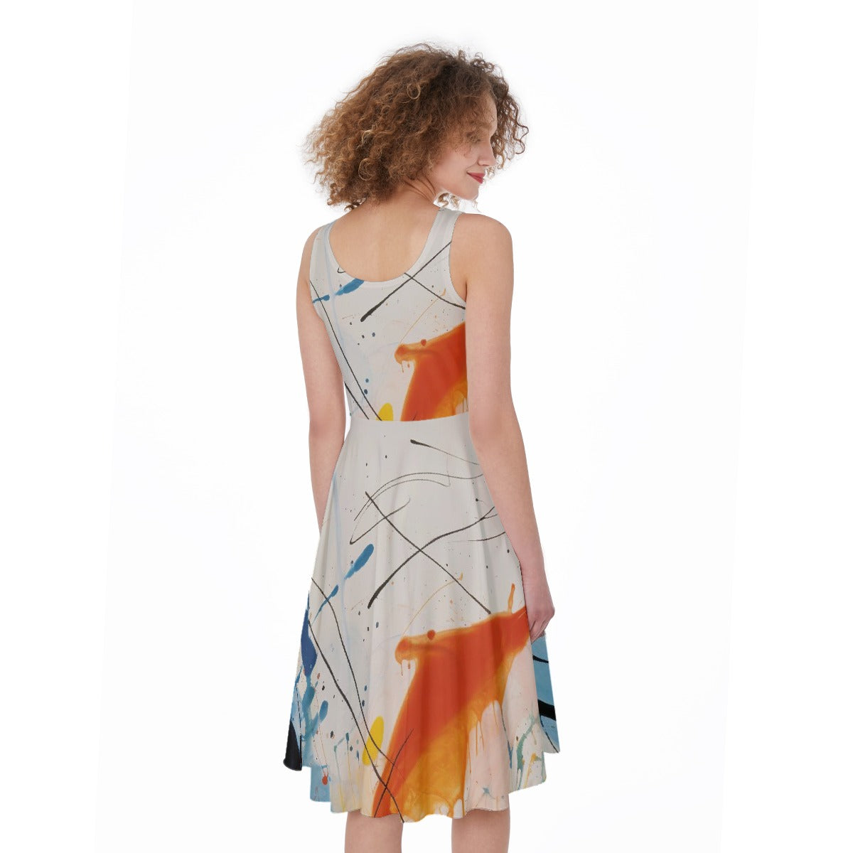 All-Over Print Women's Sleeveless Dress