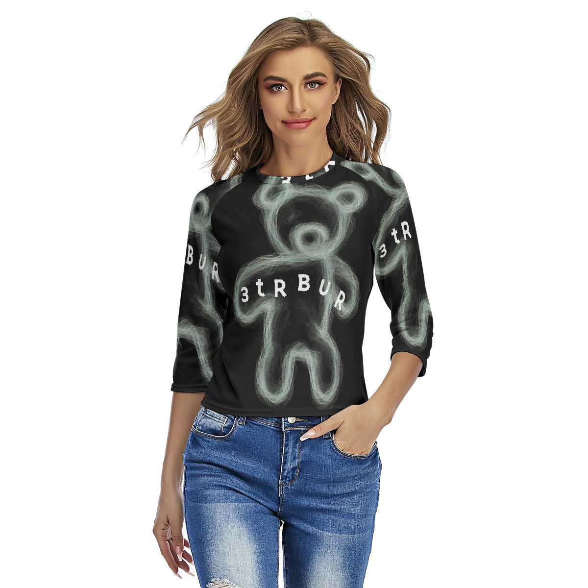 All-Over Print Women's Raglan Sleeves T-shirts