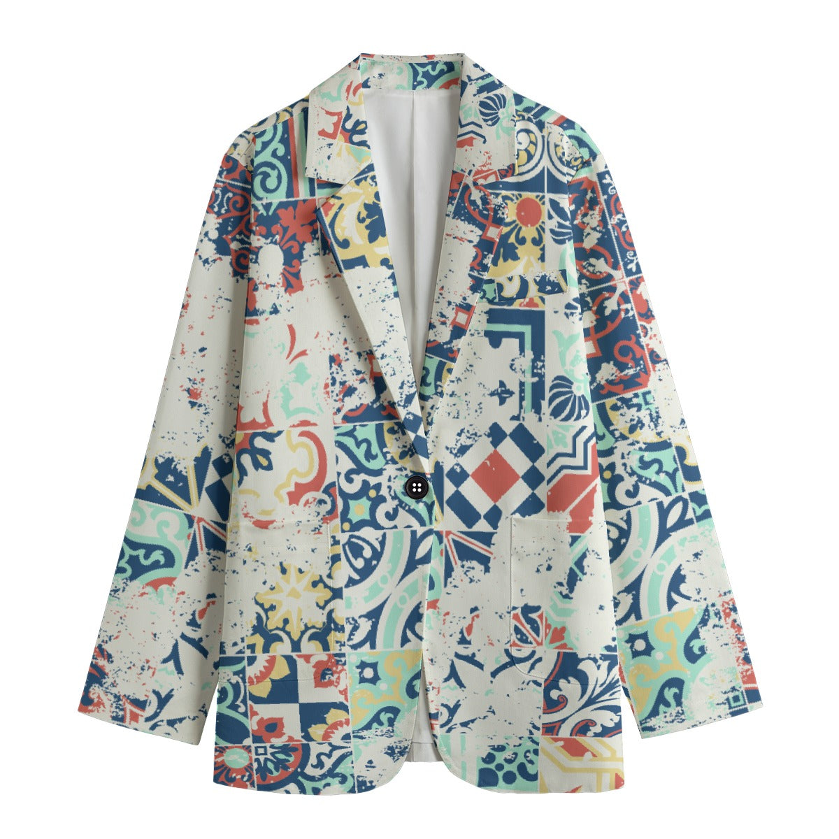 All-Over Print Women's Leisure Blazer