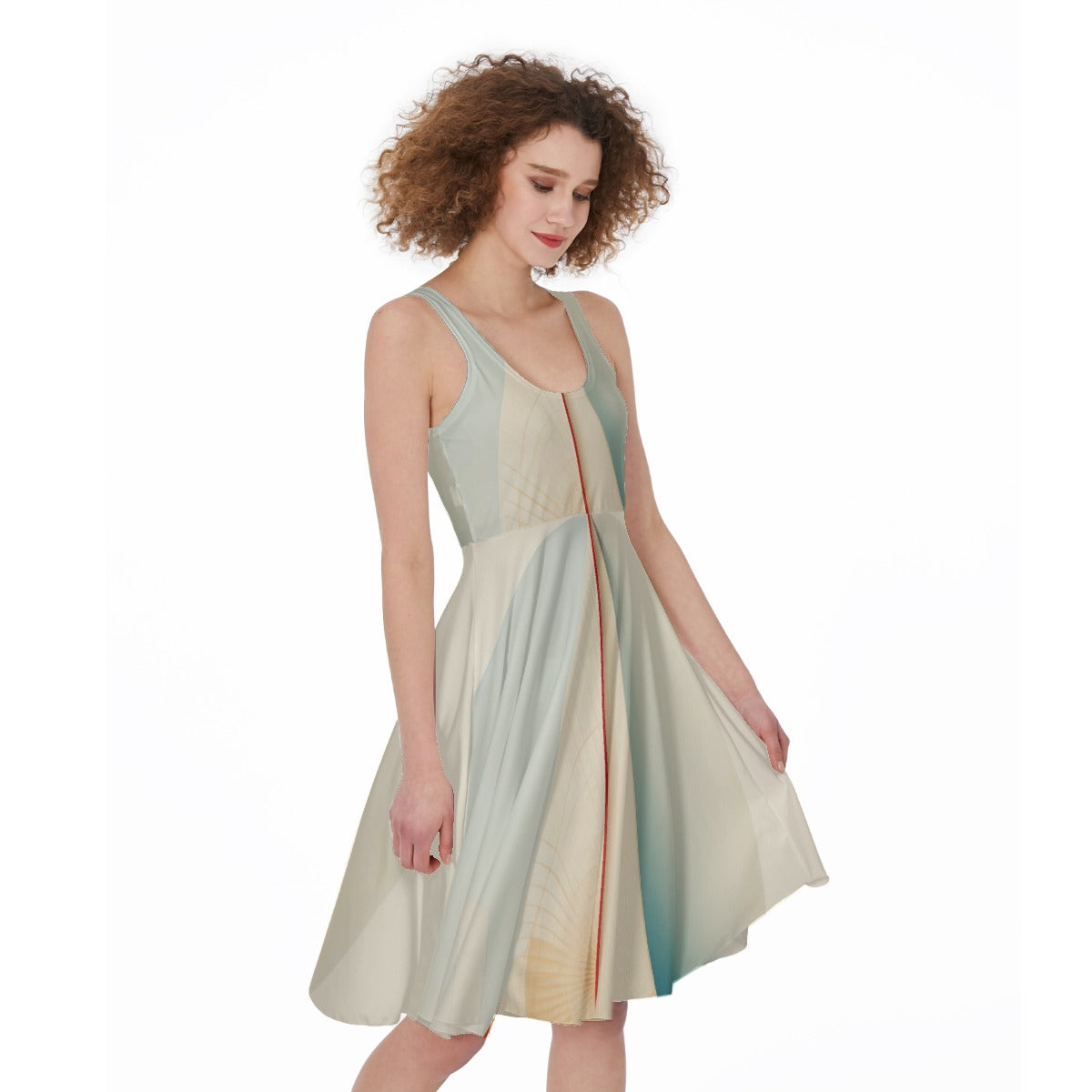 All-Over Print Women's Sleeveless Dress