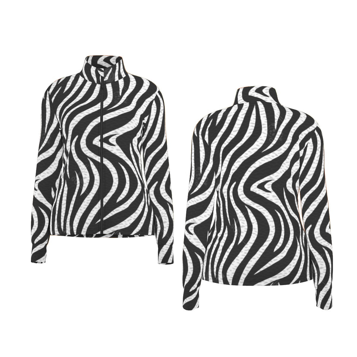 All-Over Print Women's Long Sleeve Thumbhole Jacket