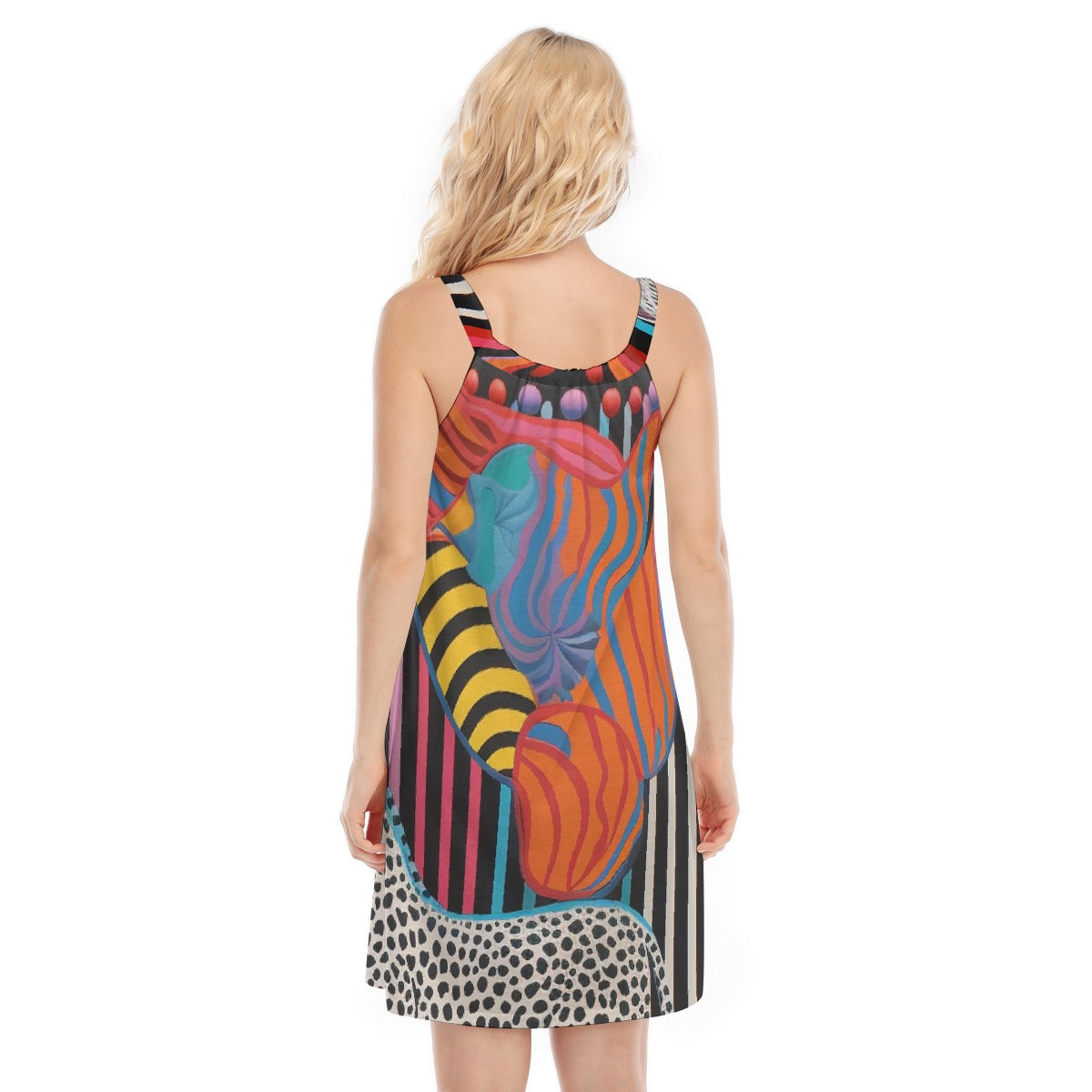 All-Over Print Women's Sleeveless Cami Dress