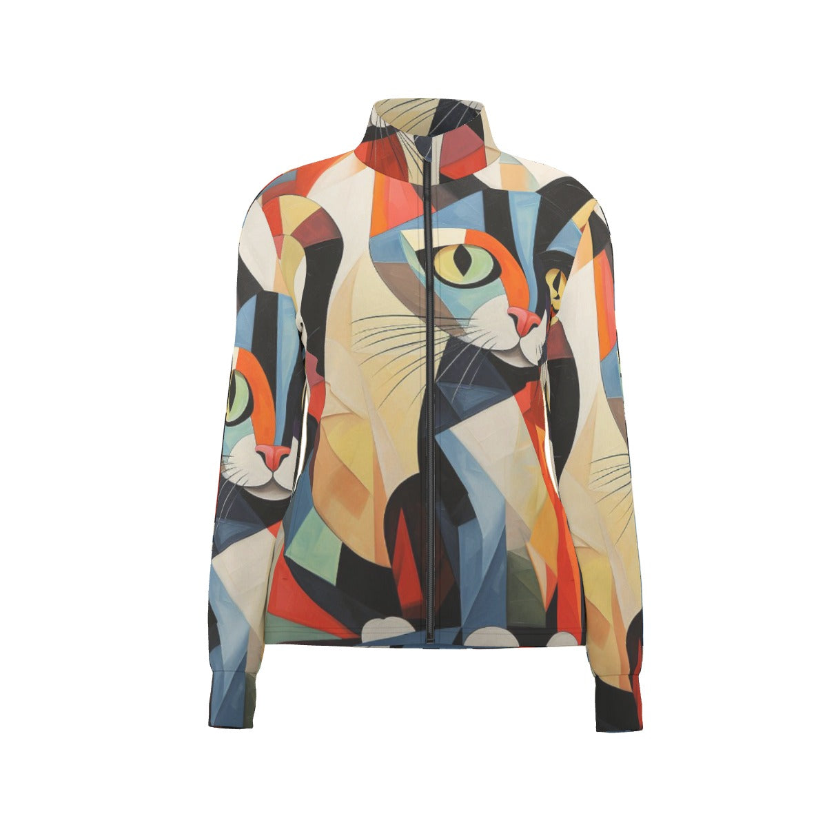 All-Over Print Women's Long Sleeve Thumbhole Jacket
