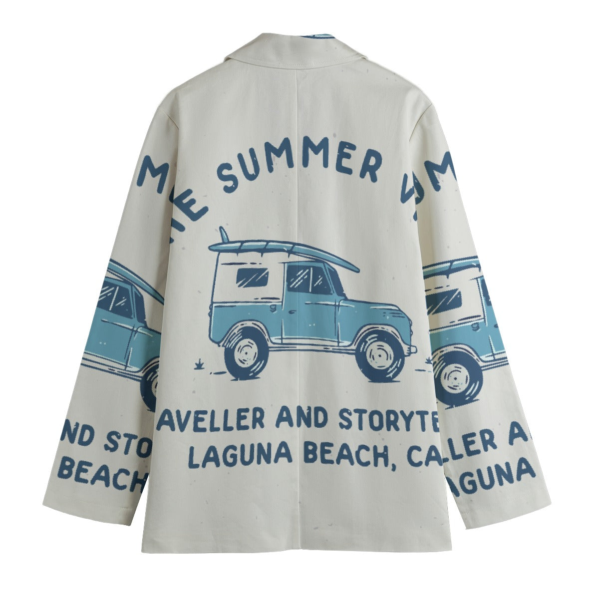 All-Over Print Women's Leisure Blazer