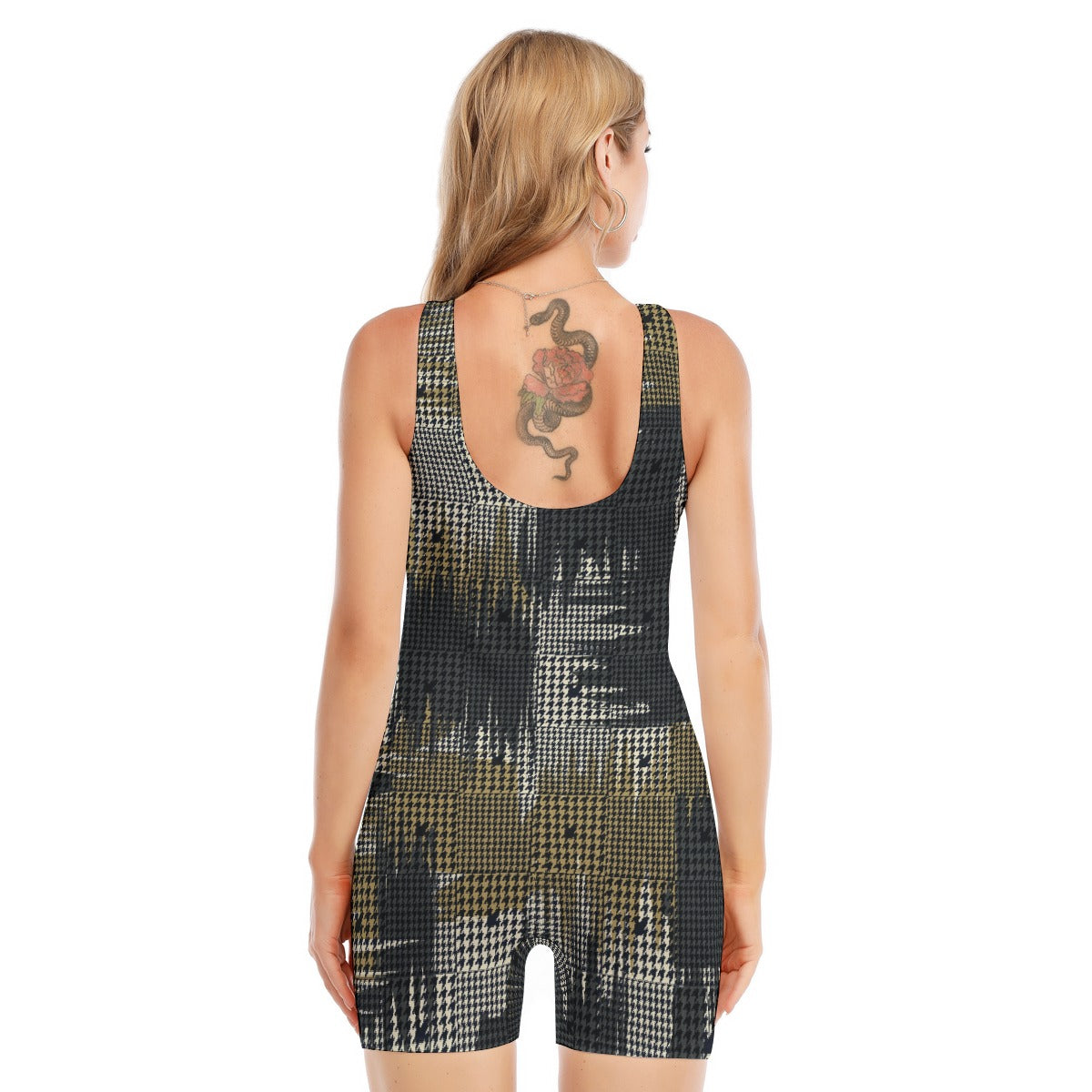 All-Over Print Women's Sleeveless One-piece Swimsuit