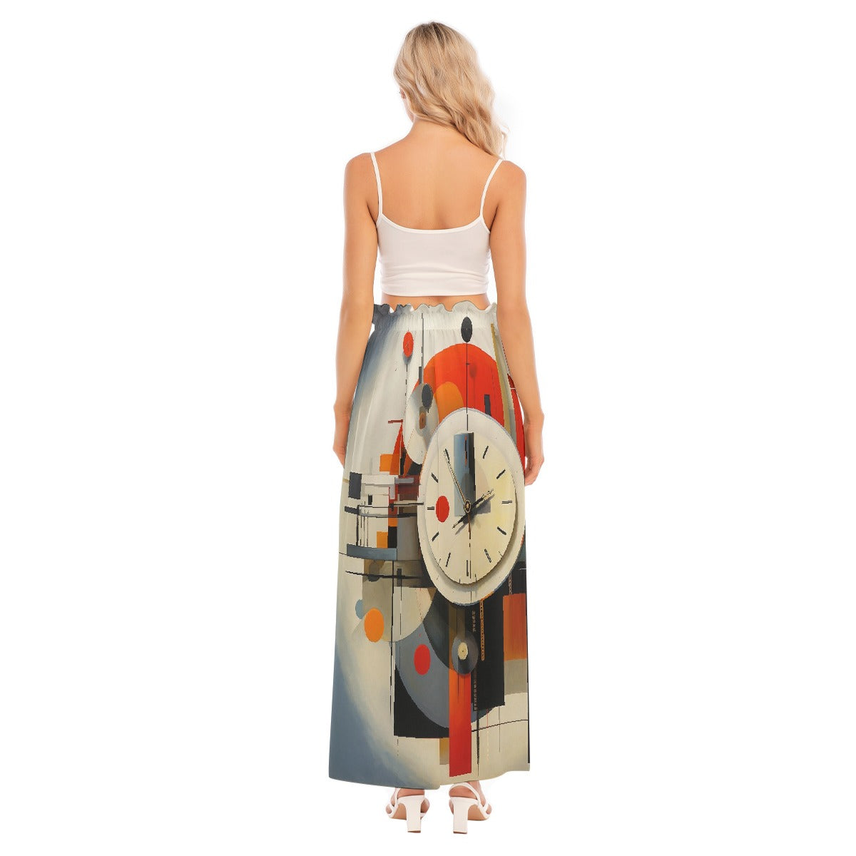 All-Over Print Women's Side Split Skirt