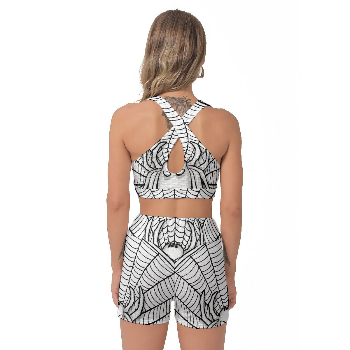 All-Over Print Women's Sports Bra Suit