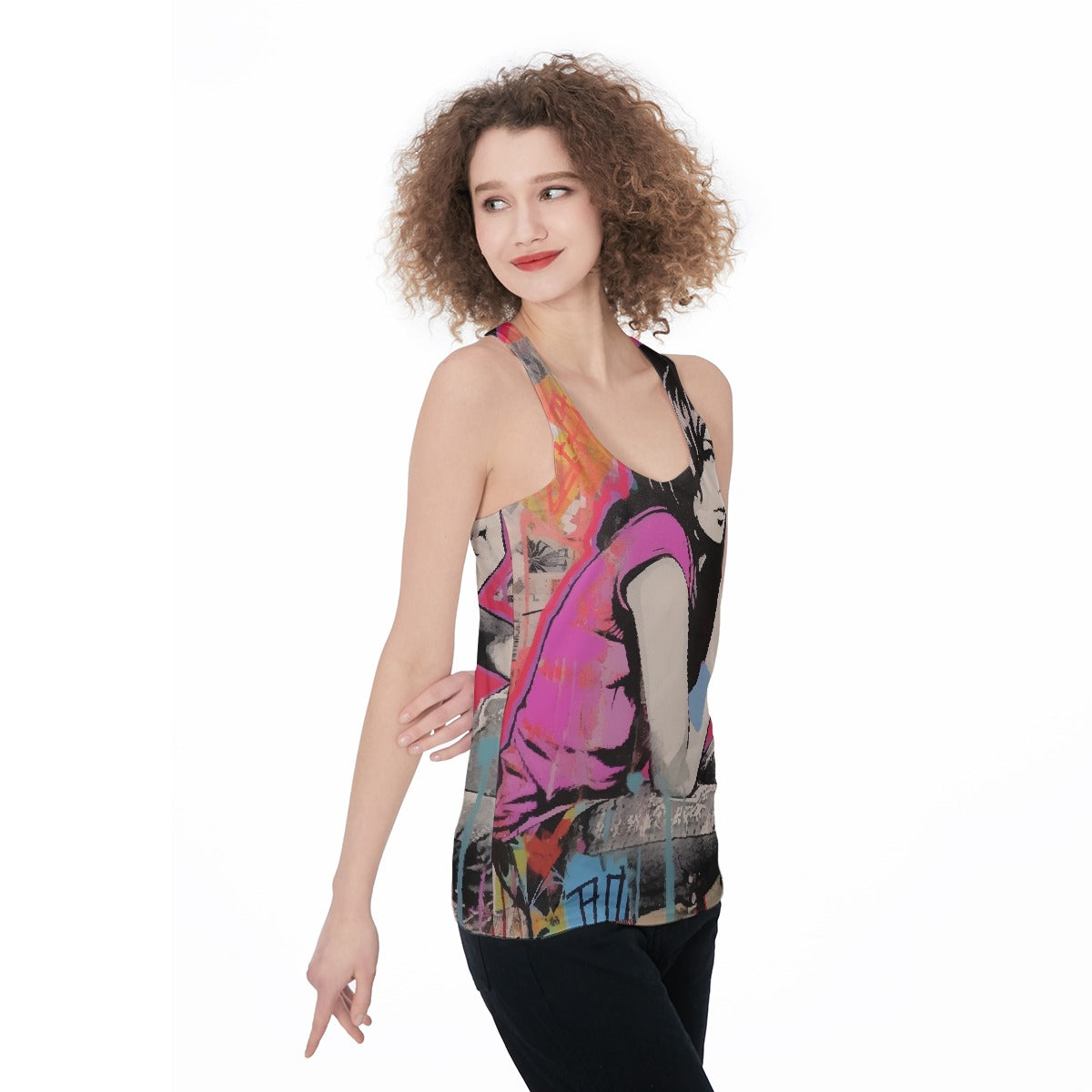 All-Over Print Women's Racerback Tank Top