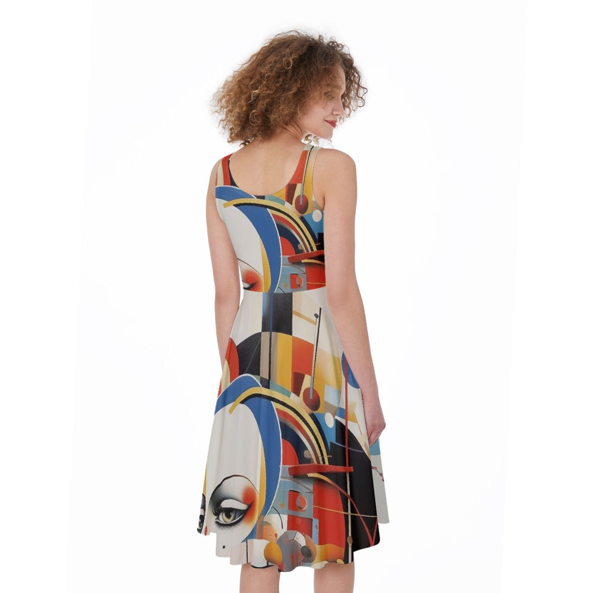 All-Over Print Women's Sleeveless Dress