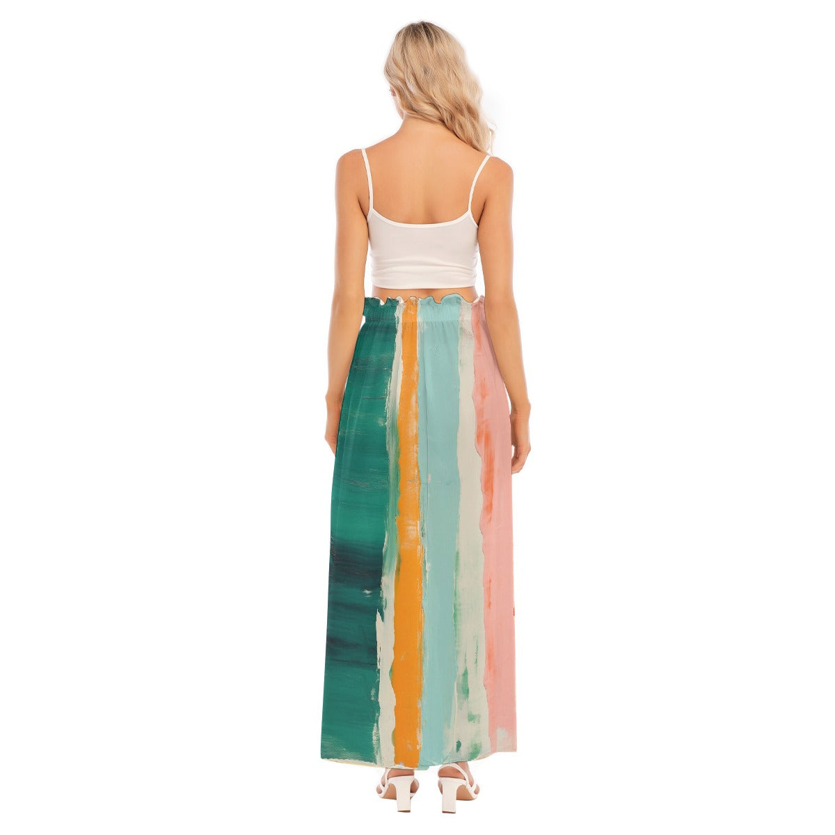 All-Over Print Women's Side Split Skirt