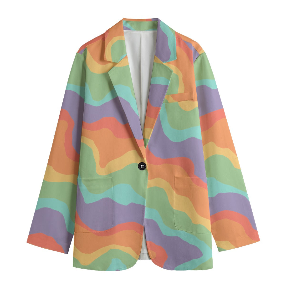 All-Over Print Women's Leisure Blazer