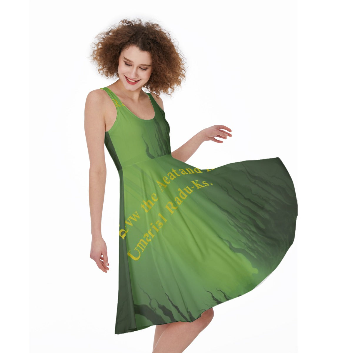 All-Over Print Women's Sleeveless Dress