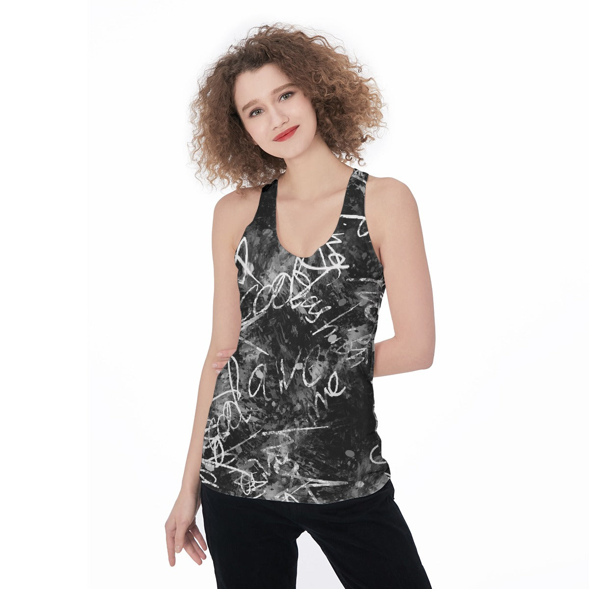 All-Over Print Women's Racerback Tank Top
