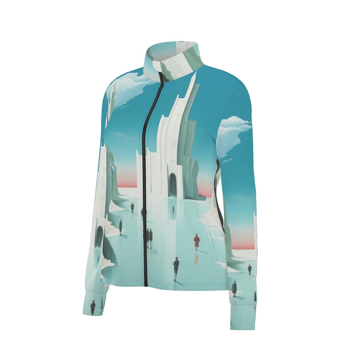 All-Over Print Women's Long Sleeve Thumbhole Jacket