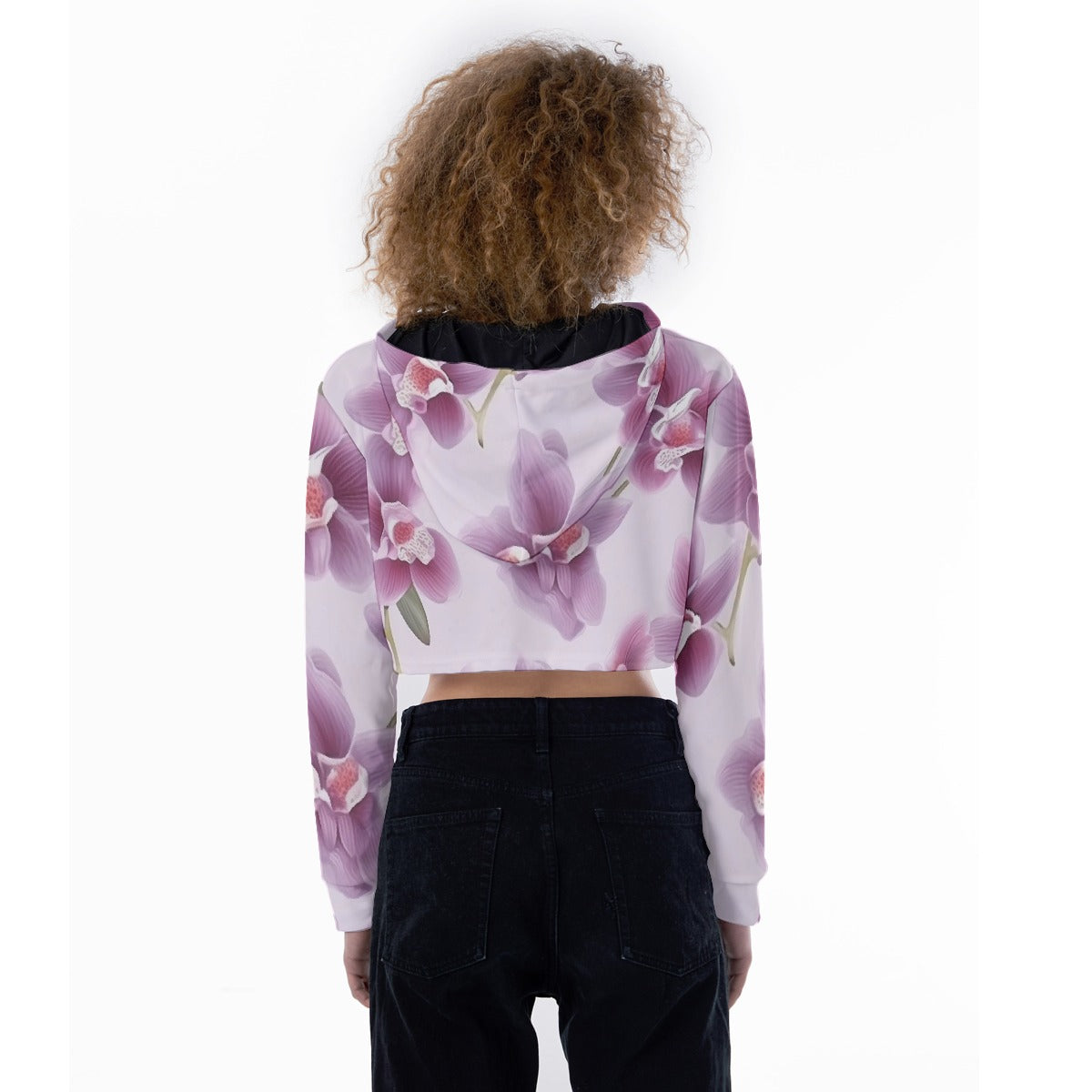 All-Over Print Women's Crop Top Hoodie