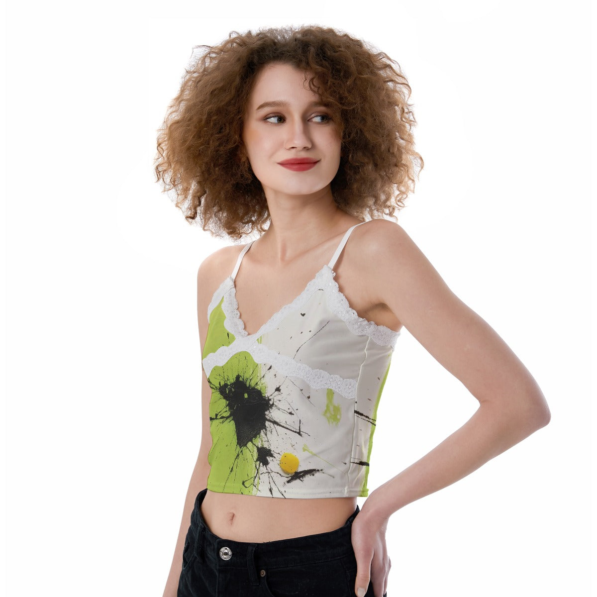 All-Over Print Women's Lace Camisole