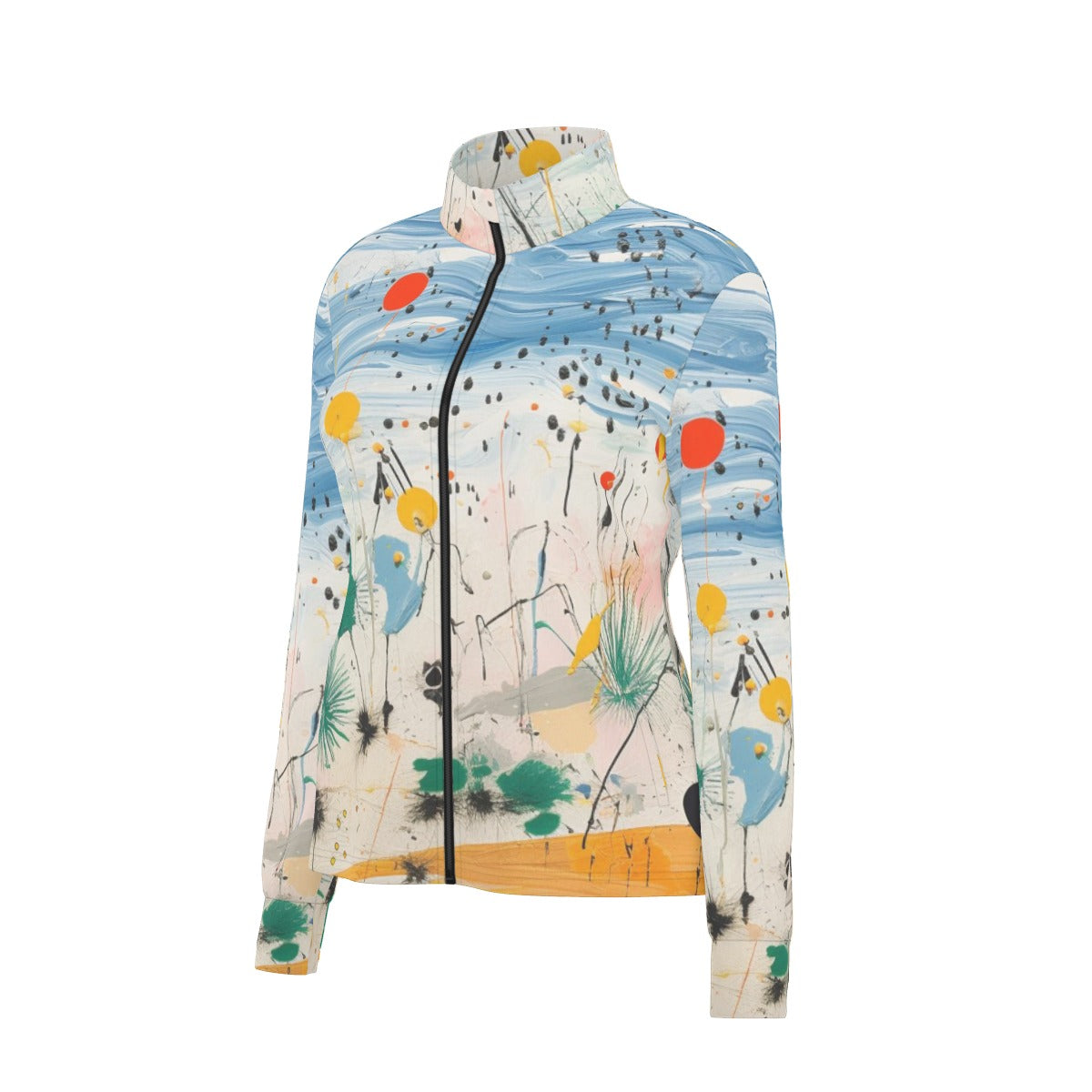 All-Over Print Women's Long Sleeve Thumbhole Jacket