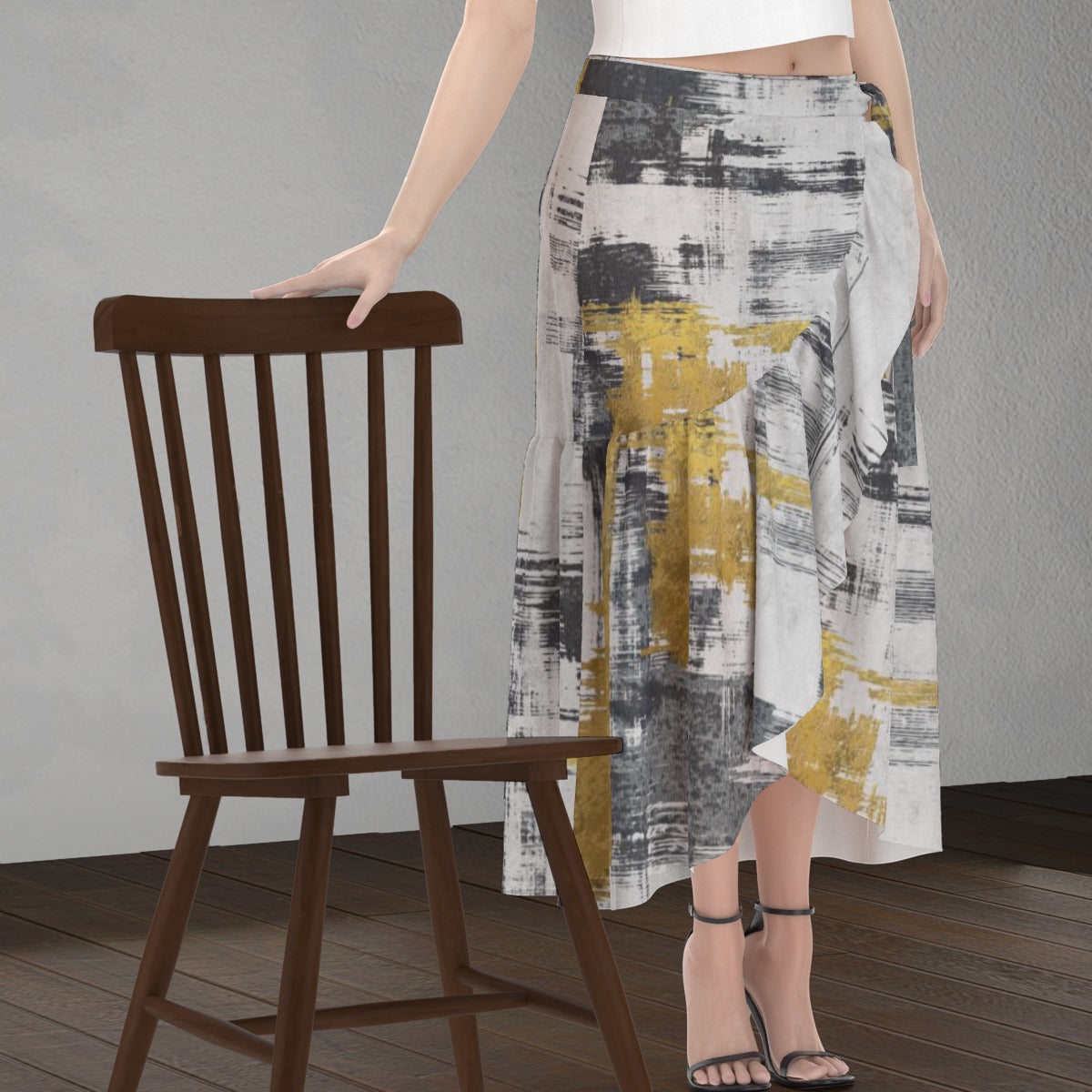 All-Over Print Women's Wrap Skirt